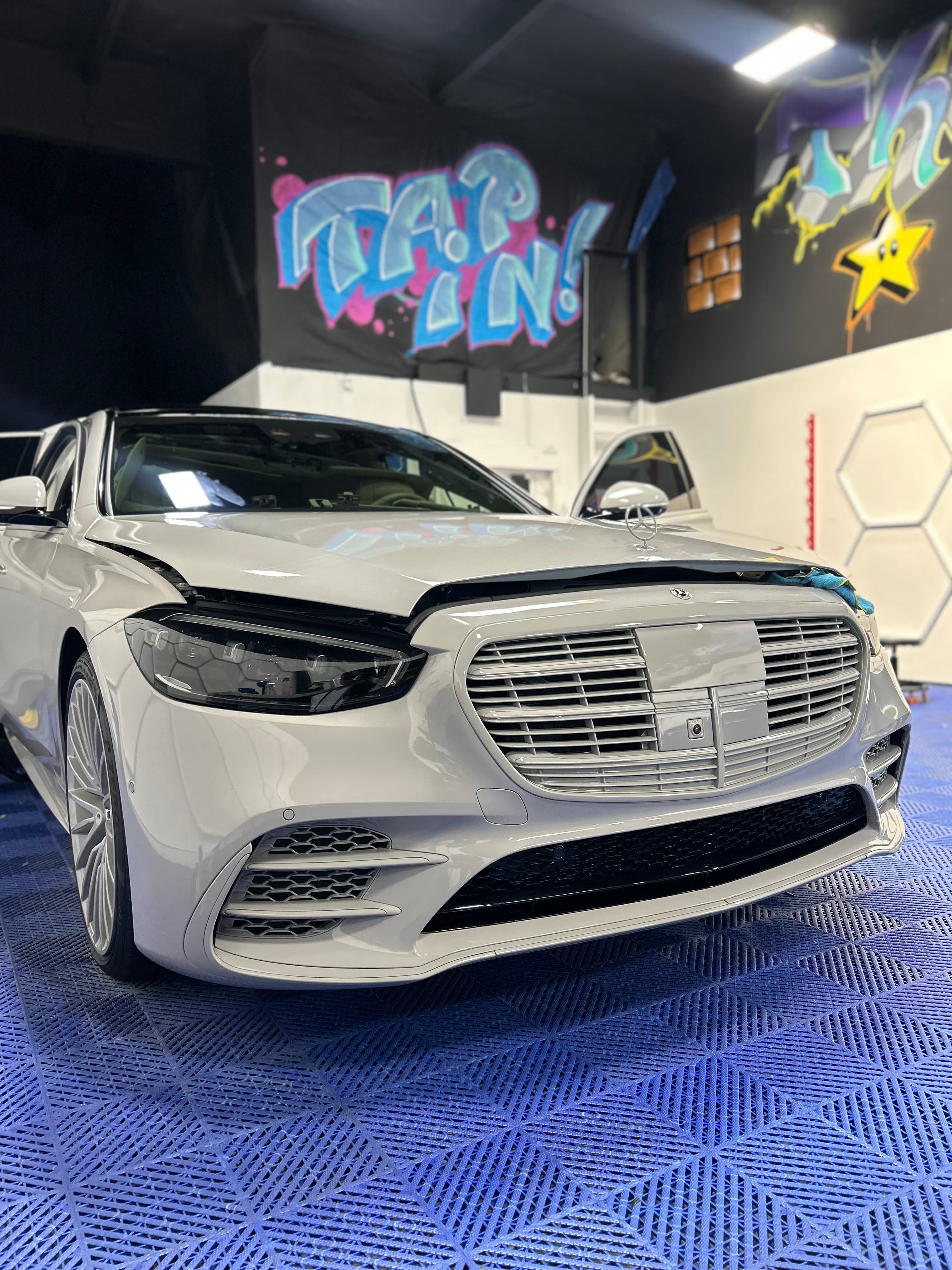 Vinyl wrap transformation — before and after